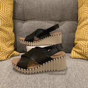 Skechers Pier Ave. Beach Chick Slingback Sandal in Black Size 5 NWOT